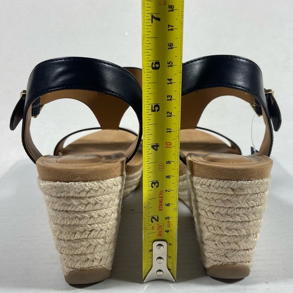 NEW Kenneth Cole Reaction Women's Card T-Strap Espadrille Wedge Sandal Sz 10M - Picture 6 of 11